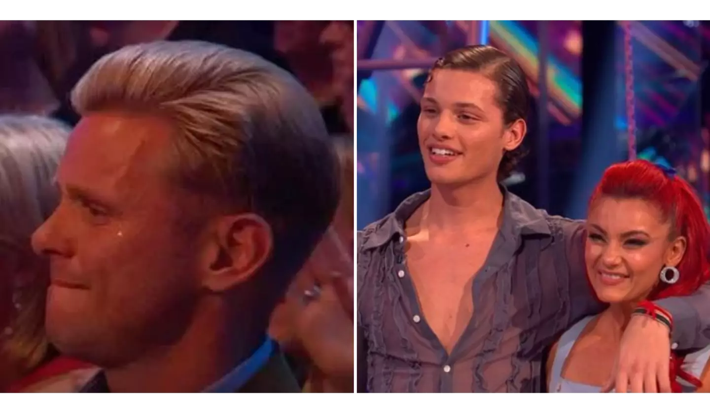 Bobby Brazier's dad Jeff cries on live TV as he supports his son during Strictly Come Dancing