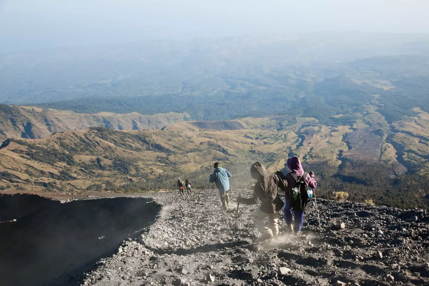 The tourist had slipped into a crater (Getty Stock Image)