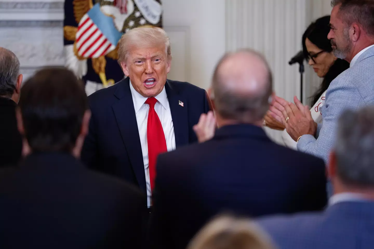 Trump has come under fire for his comments (Kevin Dietsch/Getty Images)
