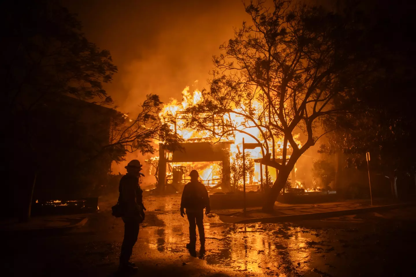 The Los Angeles fires have caused a lot of devastation (Apu Gomes/Getty Images)