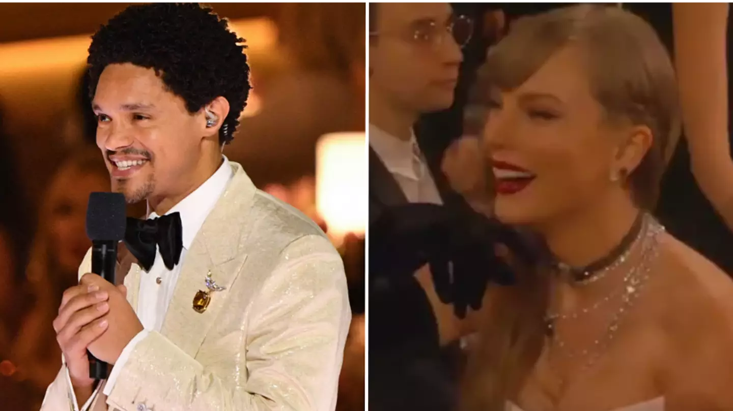 Grammys host Trevor Noah applauded for Taylor Swift and Travis Kelce joke during award show
