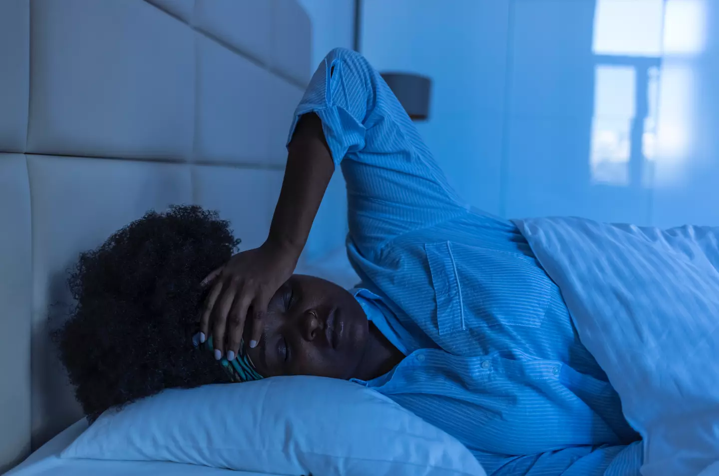 There could be several reasons why you can't sleep at night (ljubaphoto/Getty)