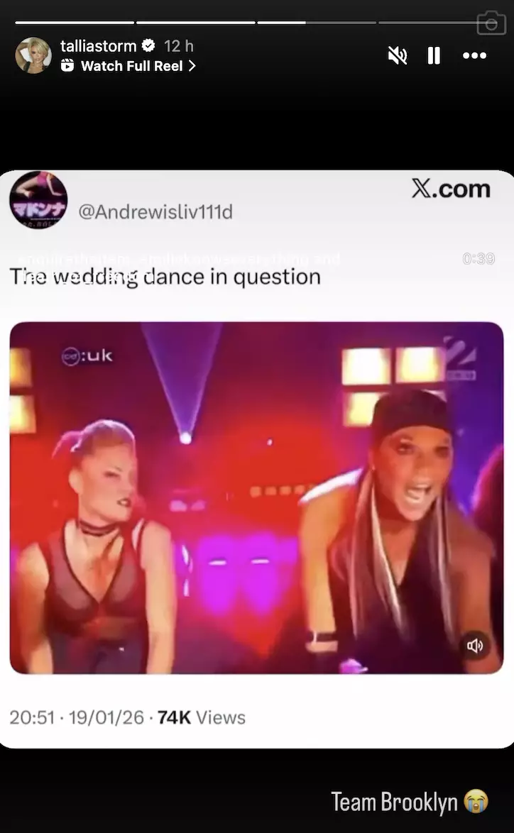 Tallia responded to her ex boyfriend Brooklyn's statement. Instagram/@talliastorm