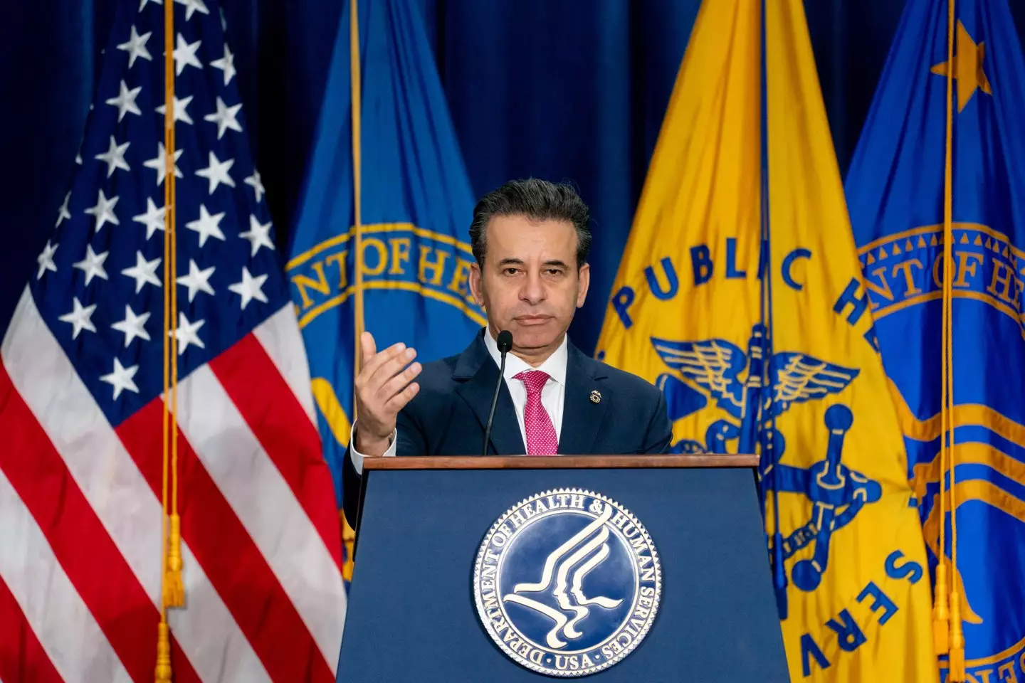 FDA representative Marakay also announced the chest binder ban (Stefani Reynolds/Bloomberg via Getty Images)