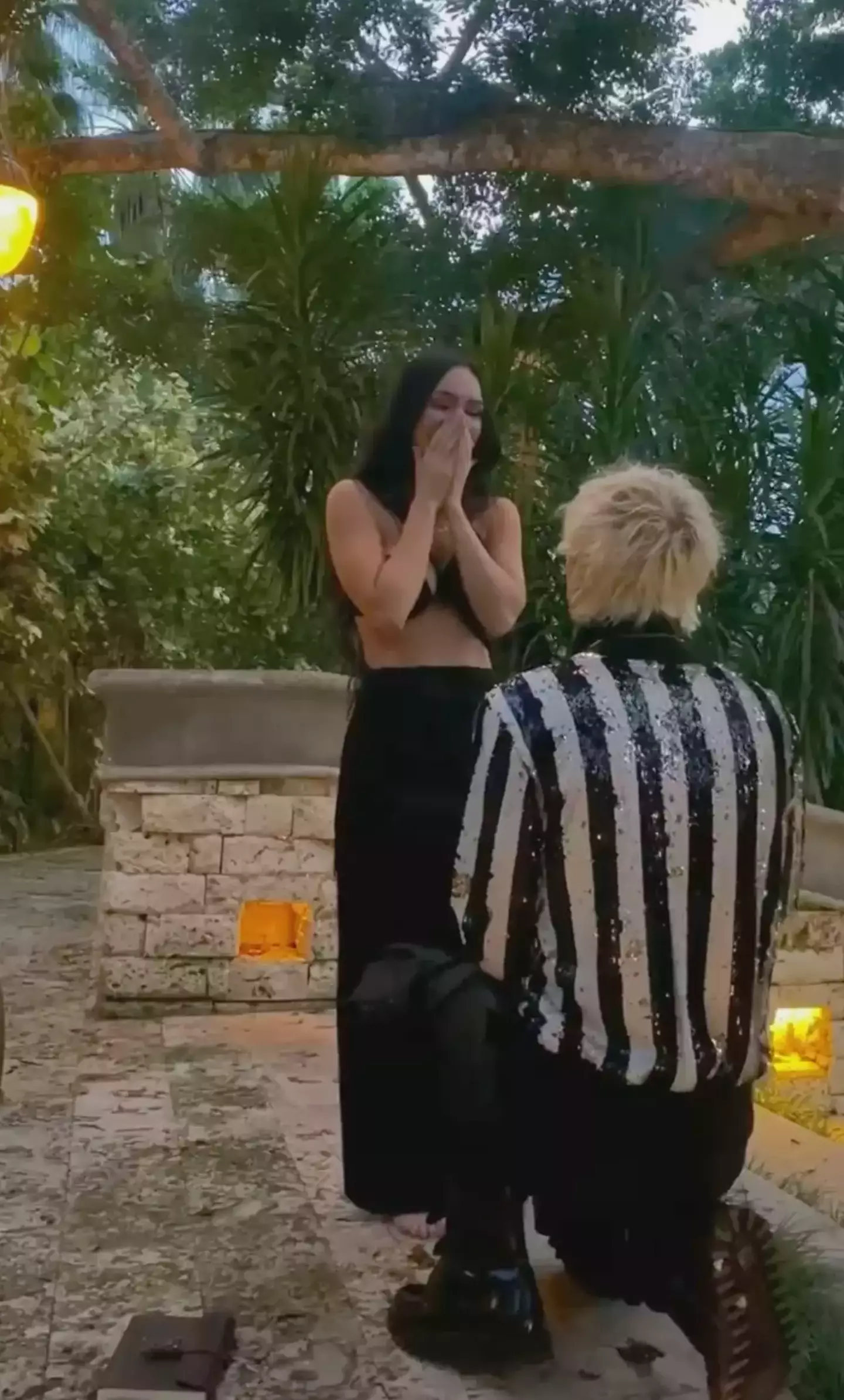 The Transformers star got engaged to the 'Emo Girl' rapper in 2022.