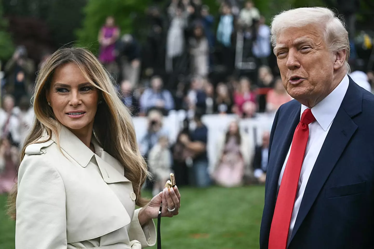 Donald Trump's new birth incentive hasn't gone down well (BRENDAN SMIALOWSKI/AFP via Getty Images)