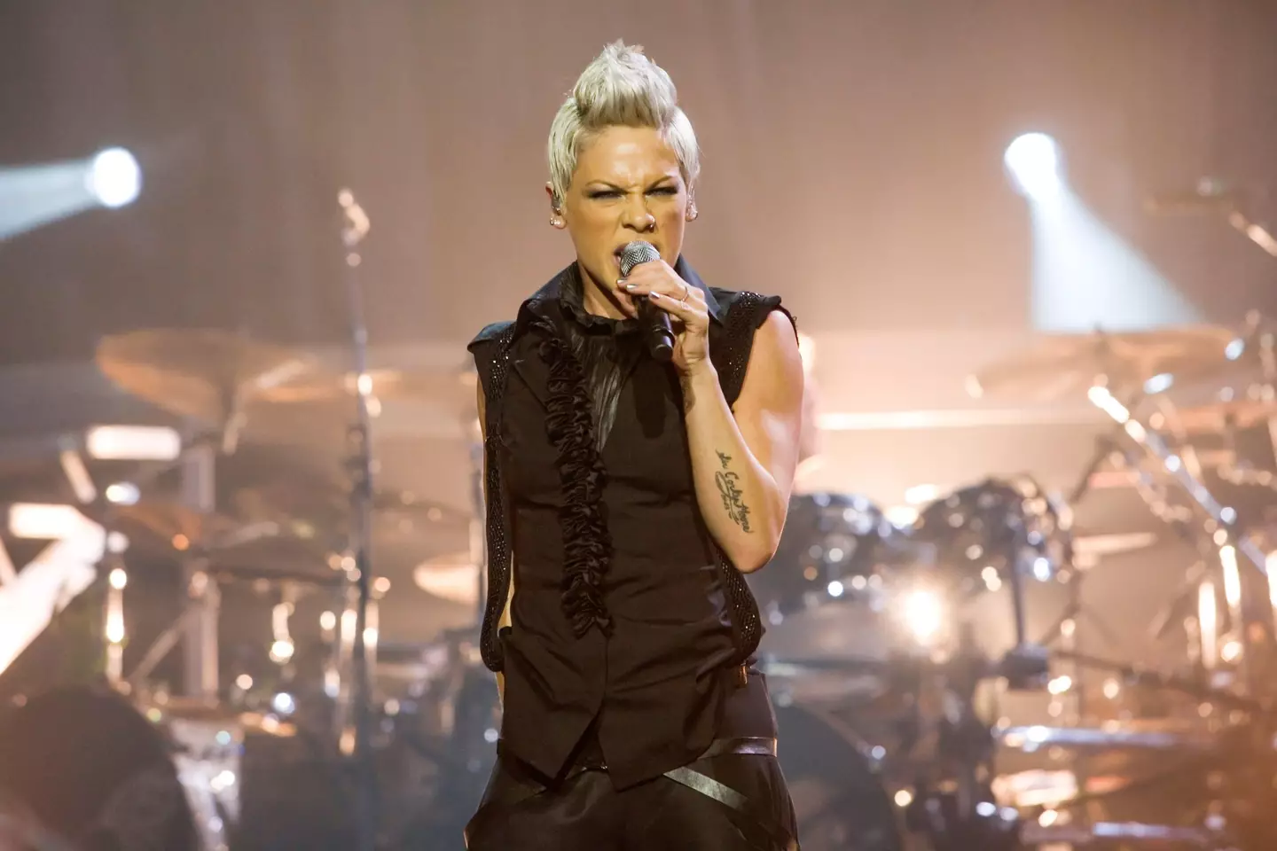 Pink has hit back at a troll.