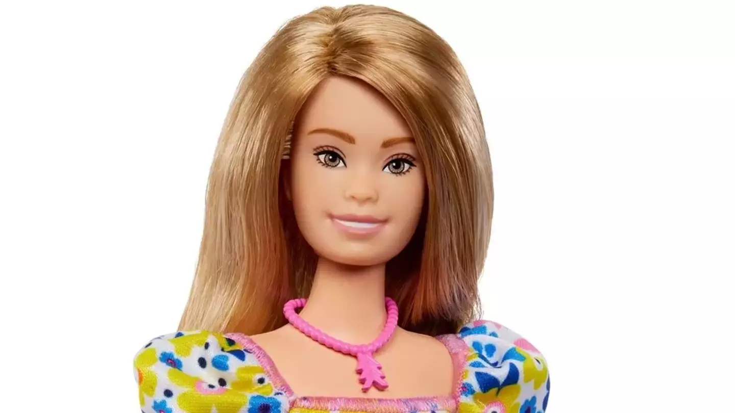 The new Barbie was developed by Mattel and the US National Down Syndrome Society.