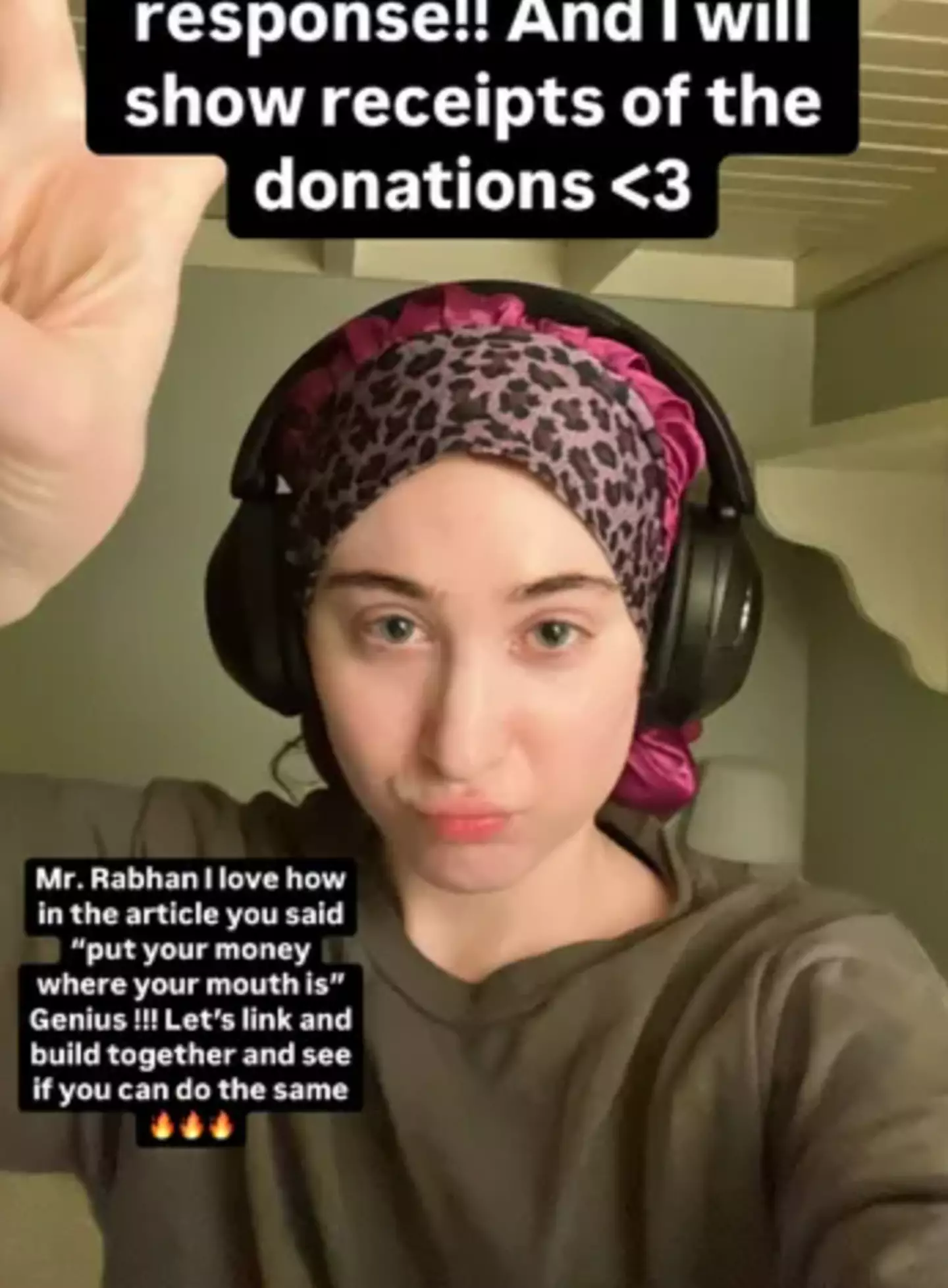 The 'Casual' singer urged Rabhan to 'put your money where your mouth is' (Instagram/@chappellroan)