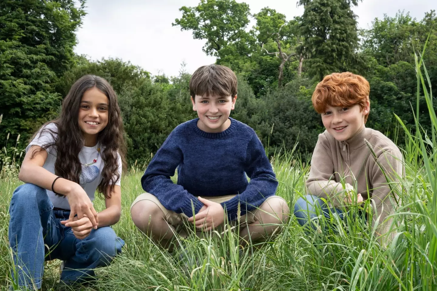 Hollywood newbies, Arabella Stanton, Dominic McLaughlin, and Alastair Stout, are set to star in the upcoming reboot (Aidan Monaghan/HBO)
