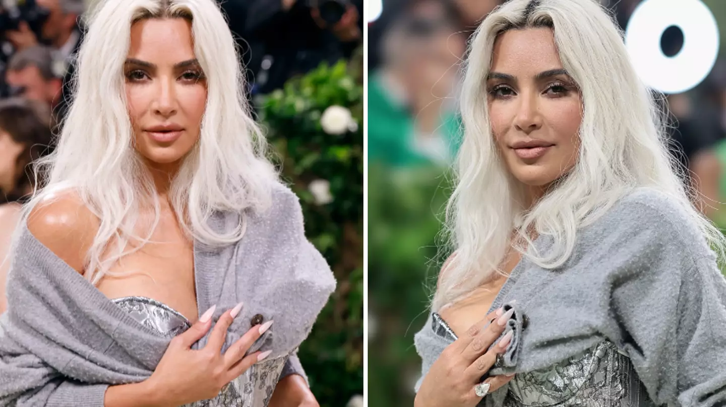 Kim Kardashian reveals why she wore grey cardigan at the Met Gala