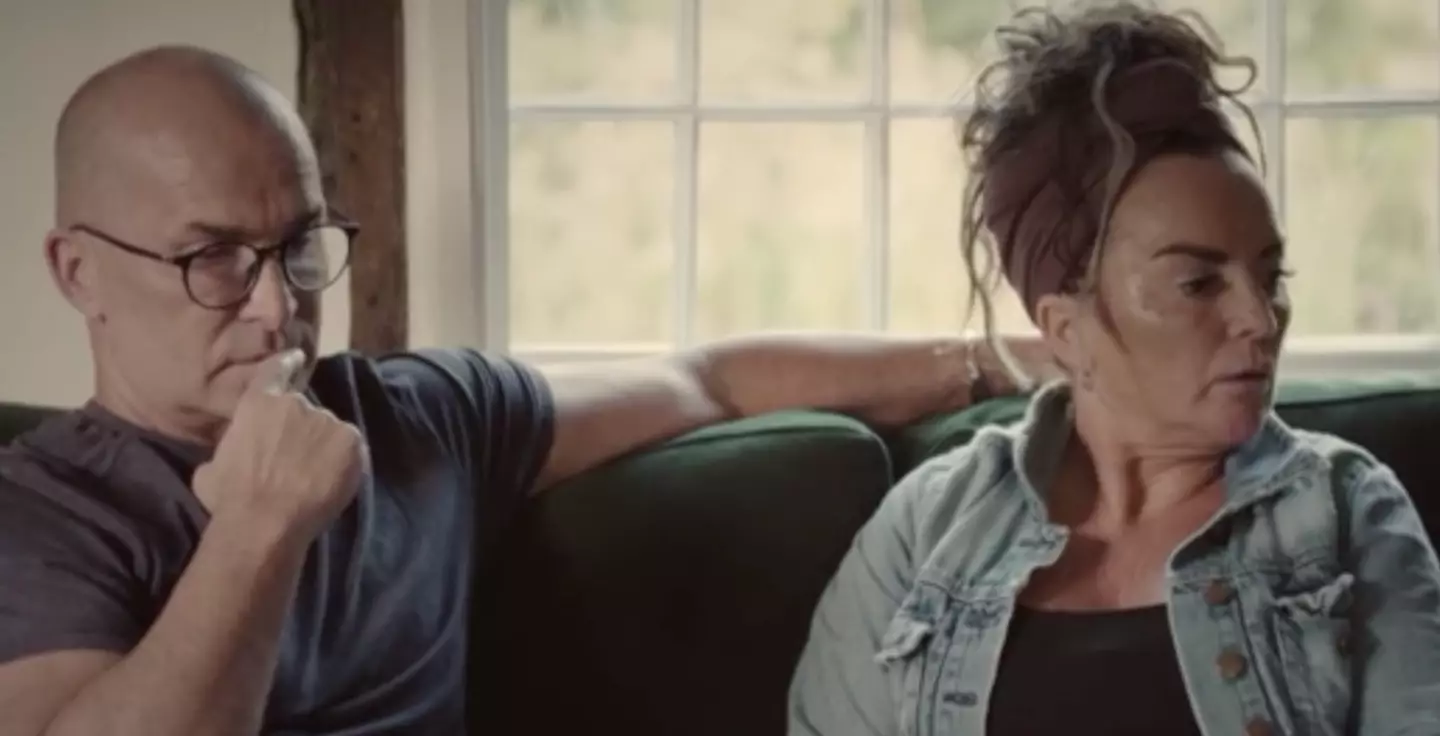 A voice told Louie that his mum was 'laughing' when he asked "Are you happy?"