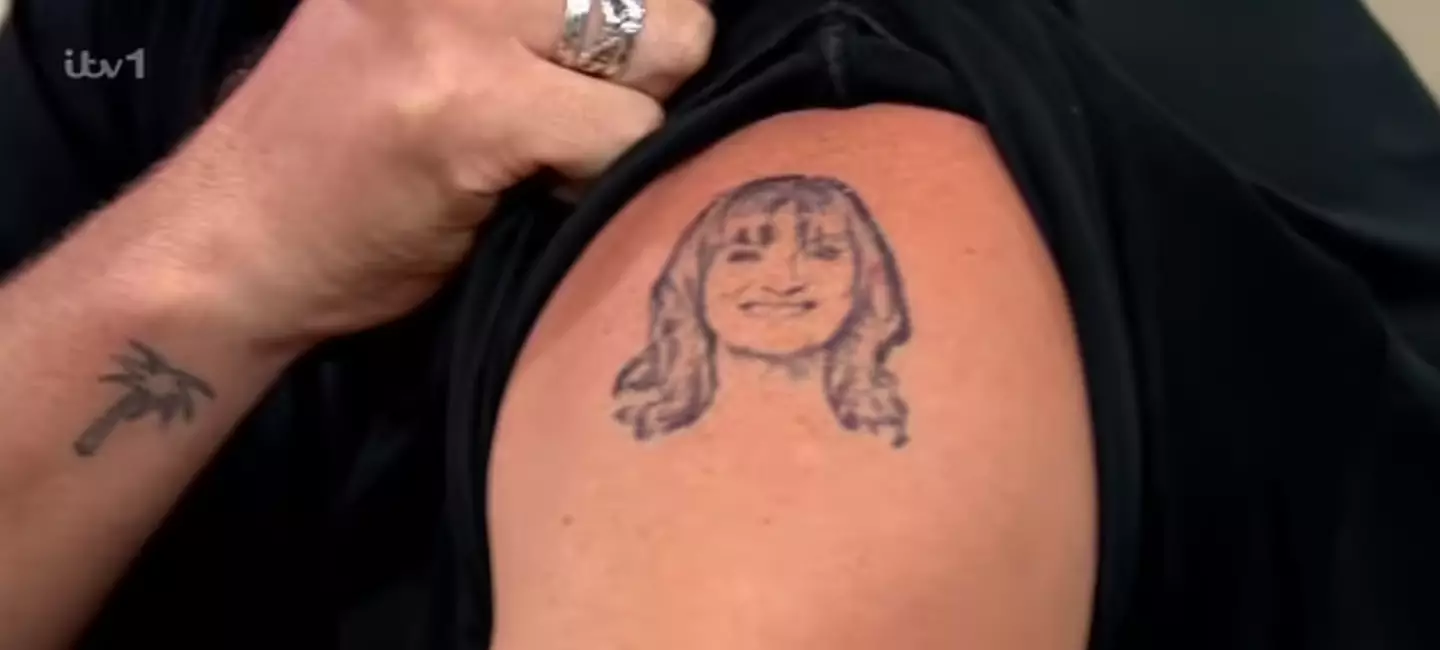 The 'tattoo' in question.