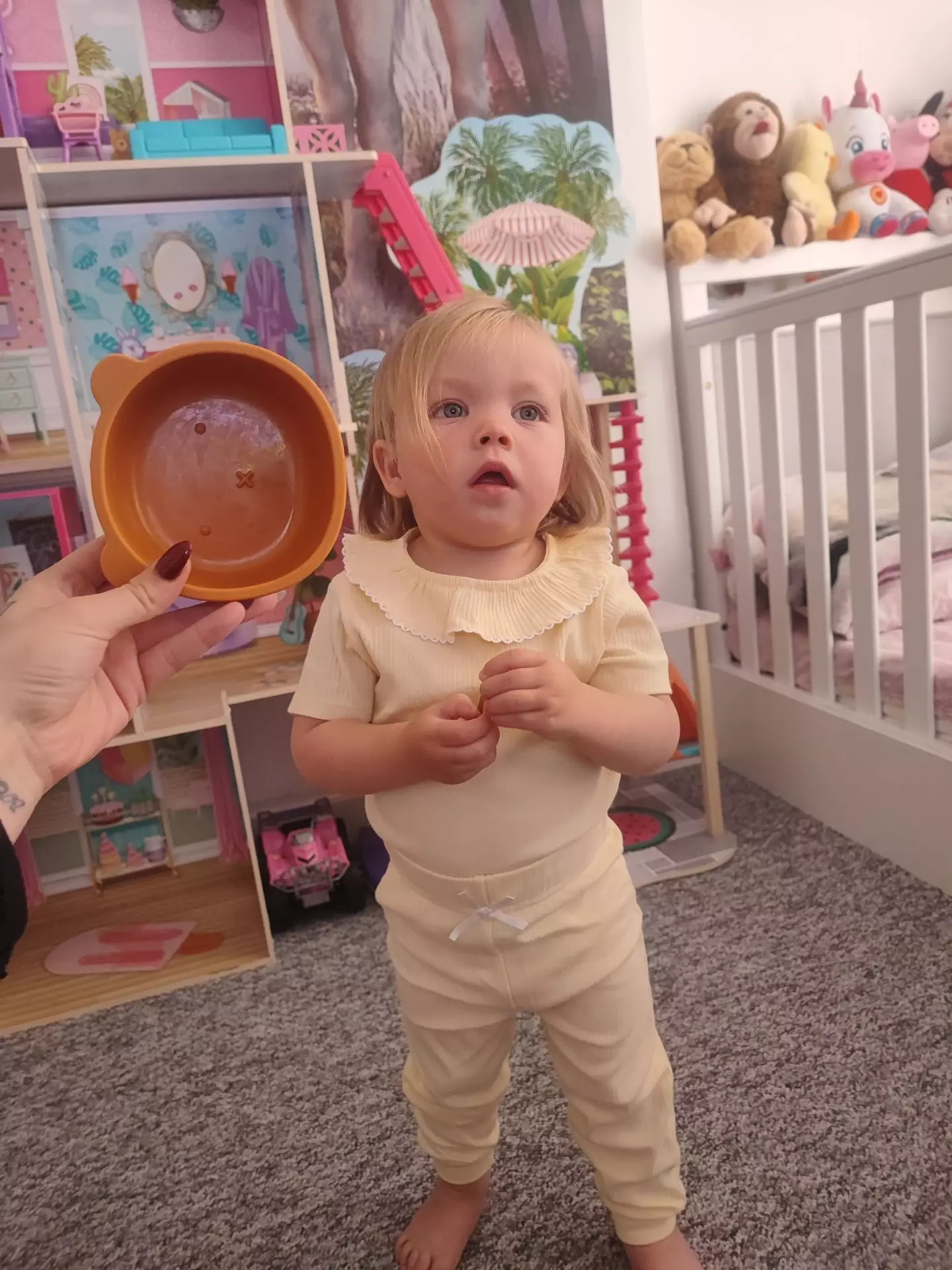 A mum has claimed that her toddler almost ‘suffocated to death’ after using a bowl from Primark.