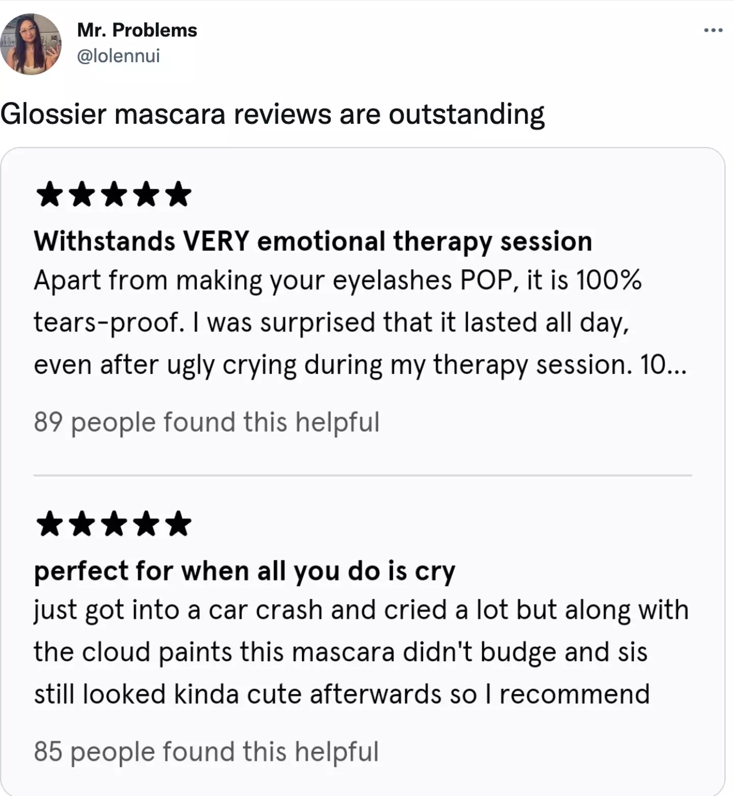 The internet thinks Glossier reviews are 'outstanding' (