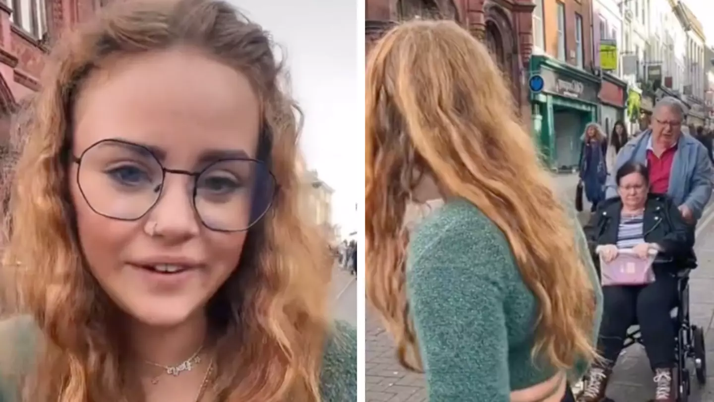 Woman praised for refusing to move out of wheelchair’s way while busking