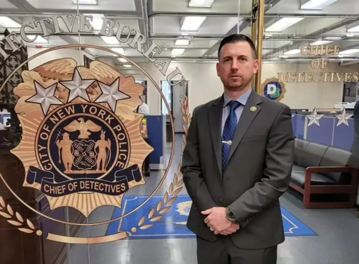 Detective Ryan Glas of NYPD's Cold Case Squad led the investigation (Handout)