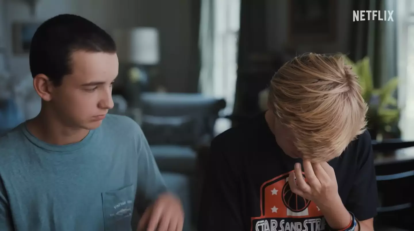 Hallie's brothers both speak in the documentary (Netflix)