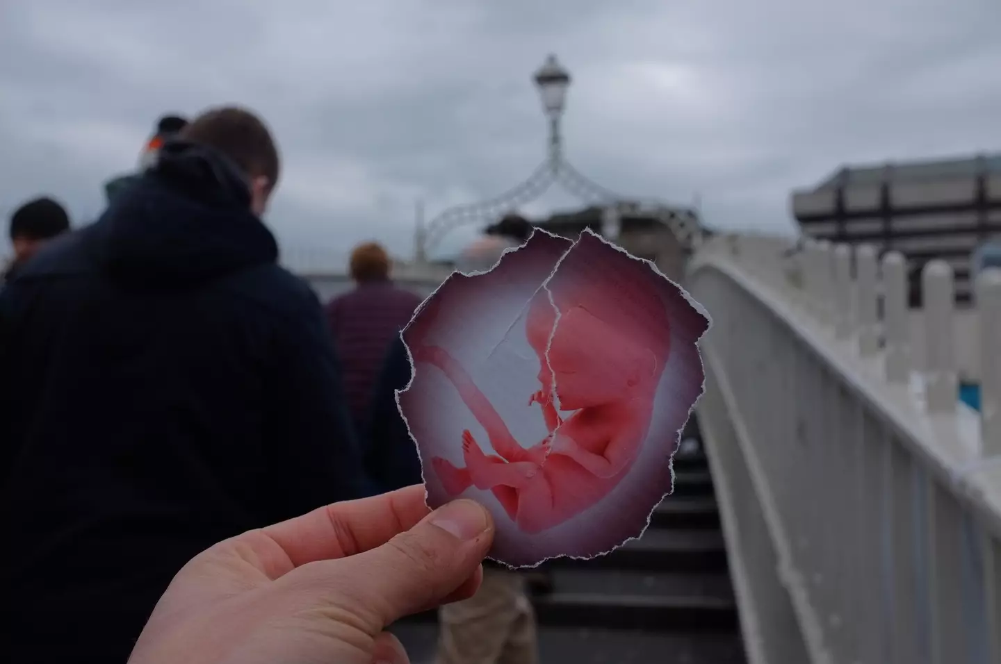 Pro-life protestors often use misleading imagery.