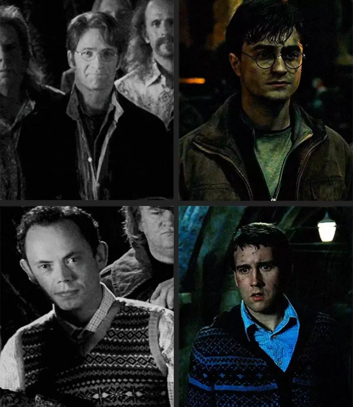 Harry Potter fans are now noticing the similarity in characters' clothes. (