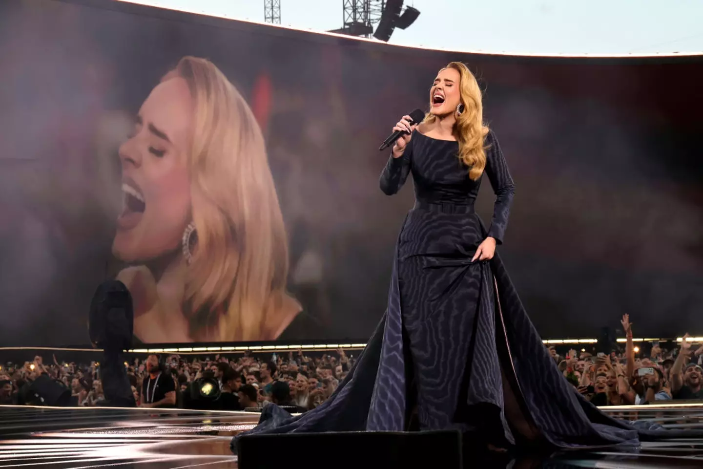 The singer made the admission on stage in Munich (Kevin Mazur/Getty Images for AD)