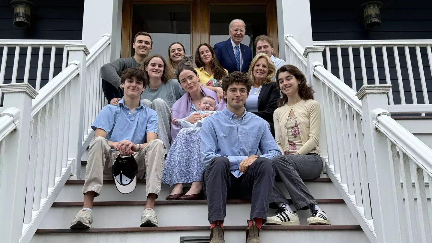 Joe Biden leaves people baffled as they spot ‘bizarre’ detail in Easter family photo