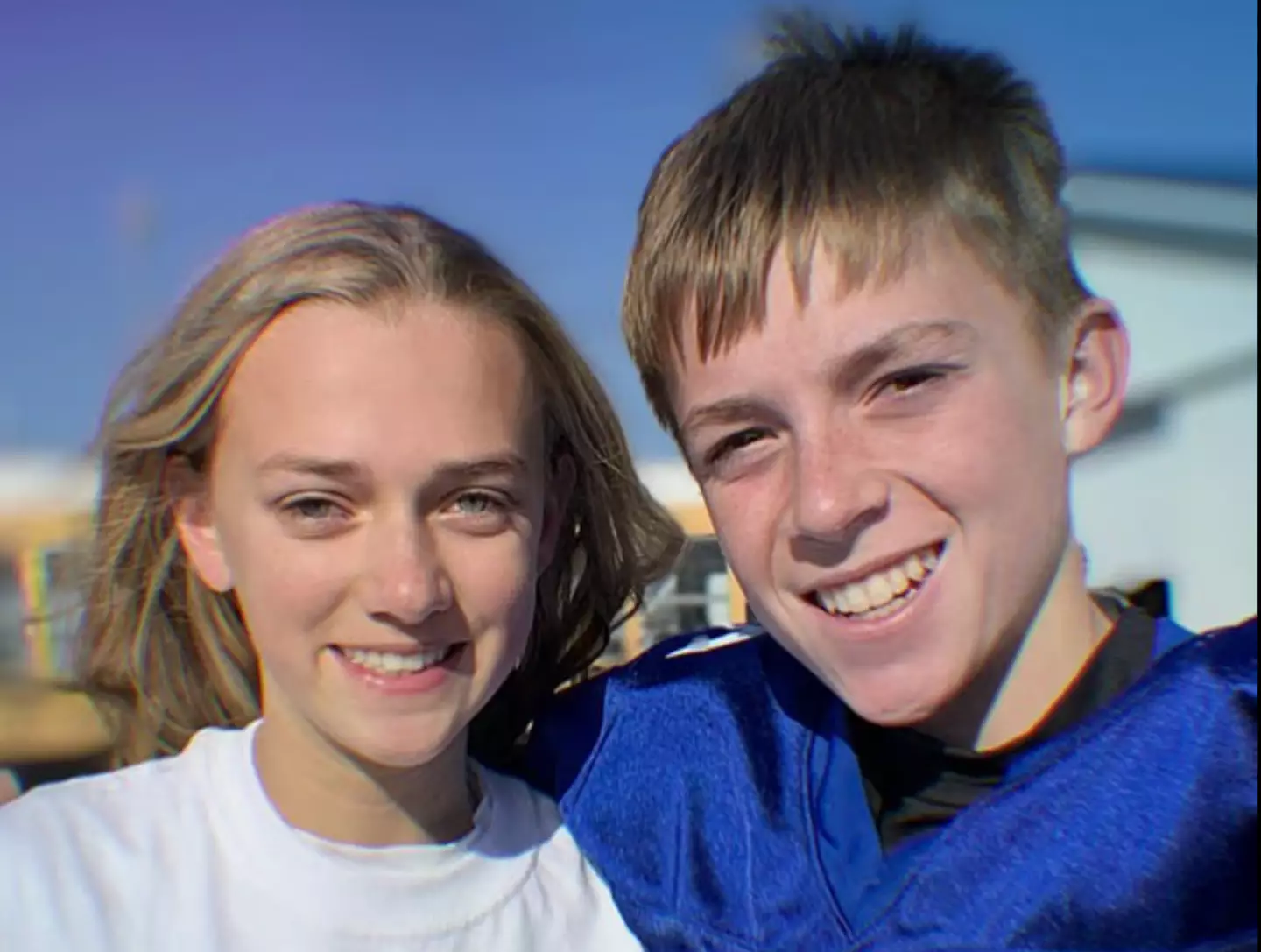 Lauryn and her then-boyfriend, Owen, began receiving hateful text messages from an unknown sender in 2020 (Netflix)