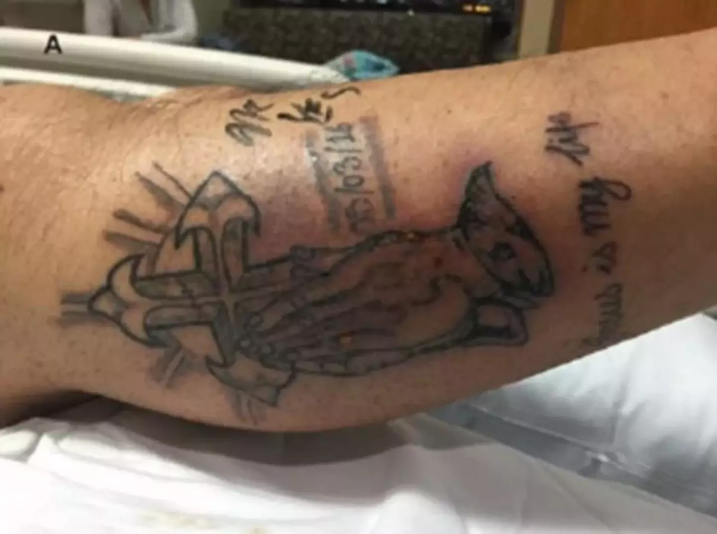 The man died after swimming with a new tattoo (BMJ Case Reports)