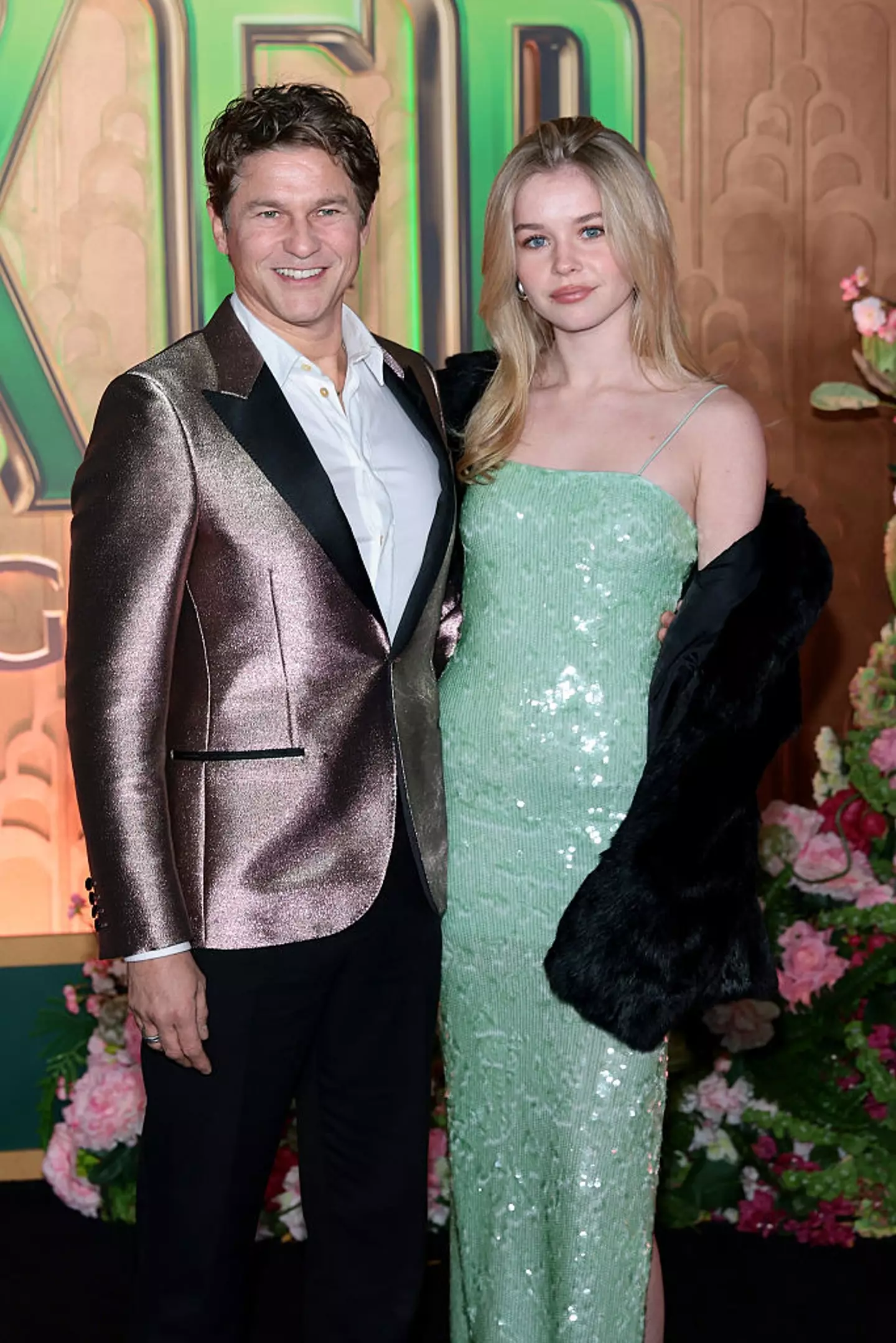 The father-daughter duo attended the Wicked: For Good premiere last week in New York (Dimitrios Kambouris/Getty Images)