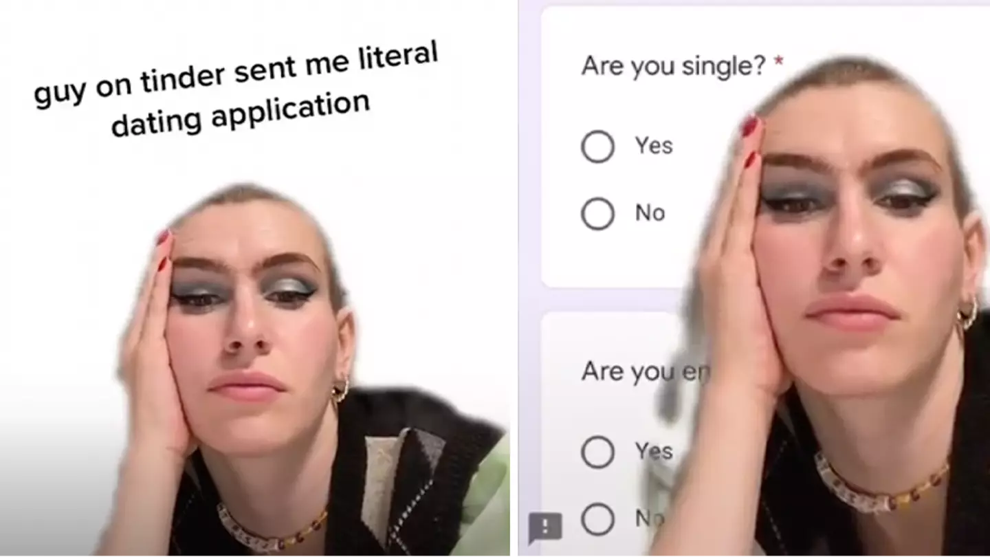 Woman Stunned After Tinder Match Sends Her Bizarre Dating Questionnaire