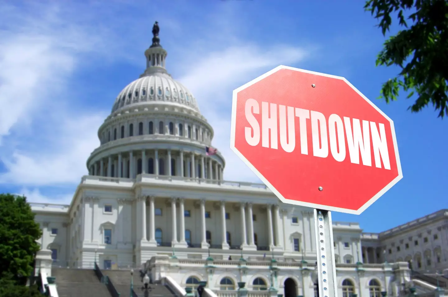 The previous longest shutdown took place during Trump's first term (Andrew Harnik/Getty Images)