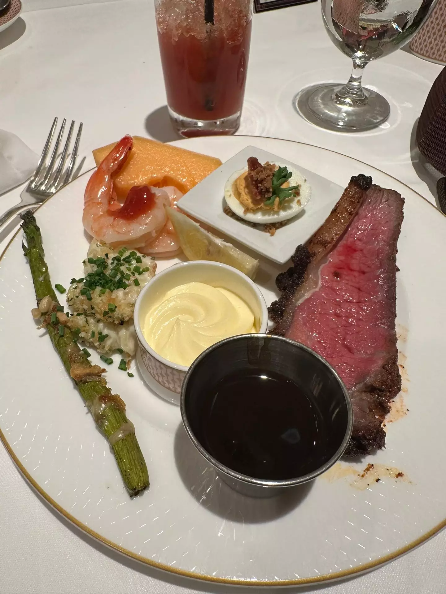 The doting dad shared a photo of his meal online (X/@jrockandrollt)