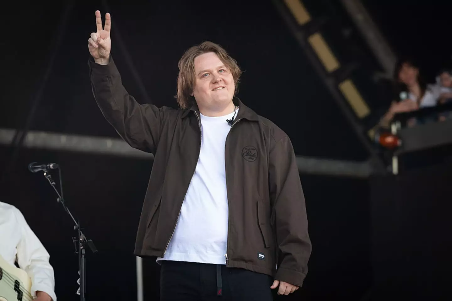 Fans were buzzing to finally see Lewis Capaldi on stage again after his two-year hiatus (Joseph Okpako / Contributor / Getty Images)