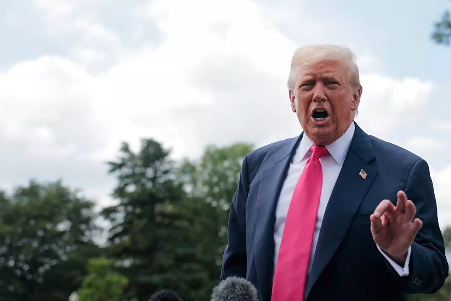 Donald Trump has seemingly responded to Obama's infamous 2011 speech mocking him (Anna Moneymaker / Getty Images)