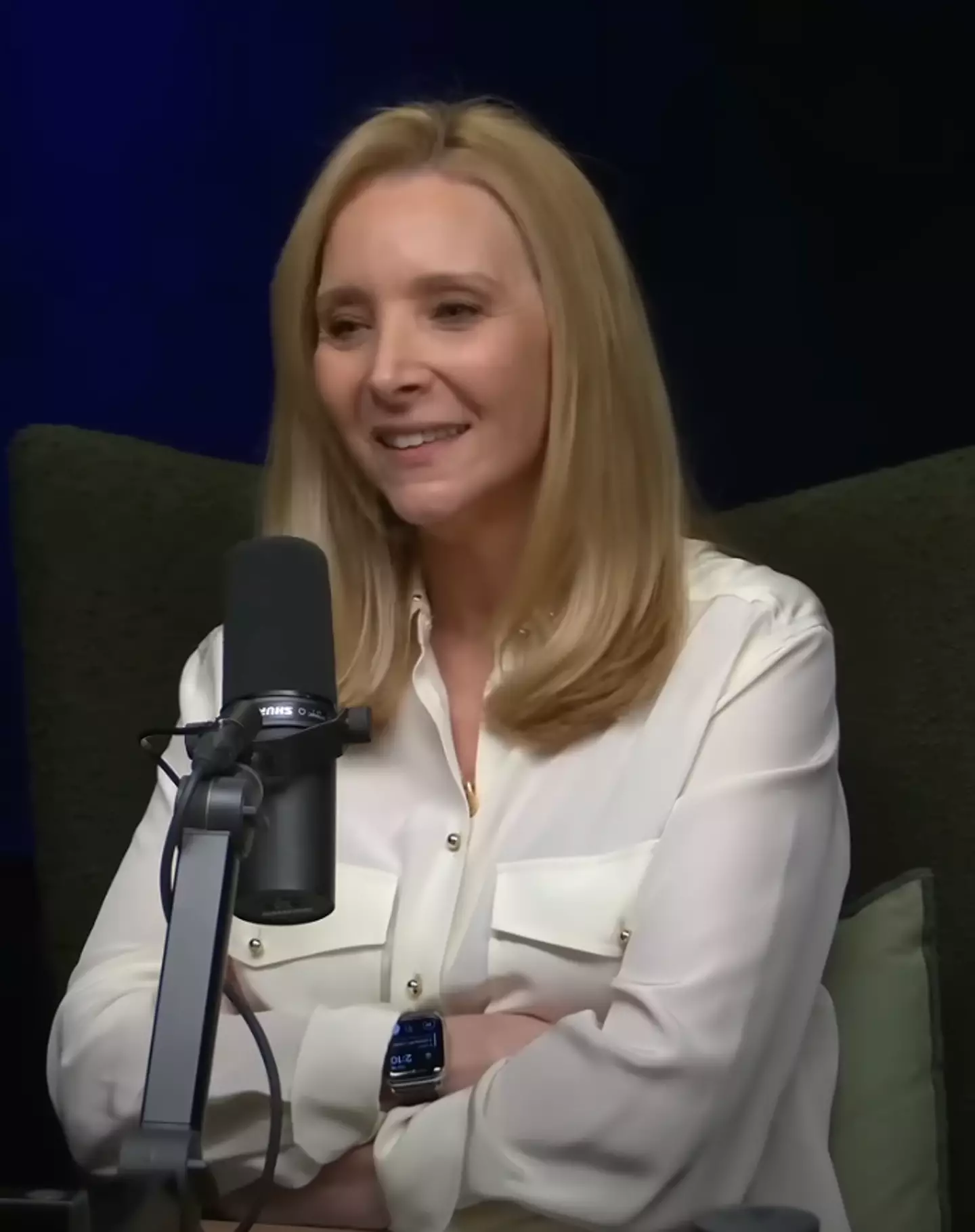 The Friends star would get 'really angry' at the live studio audience. (Conan O'Brien Needs A Friend)