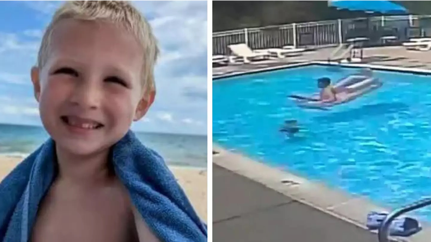 Police issue urgent warning after adults swim past drowning boy as he sinks in pool