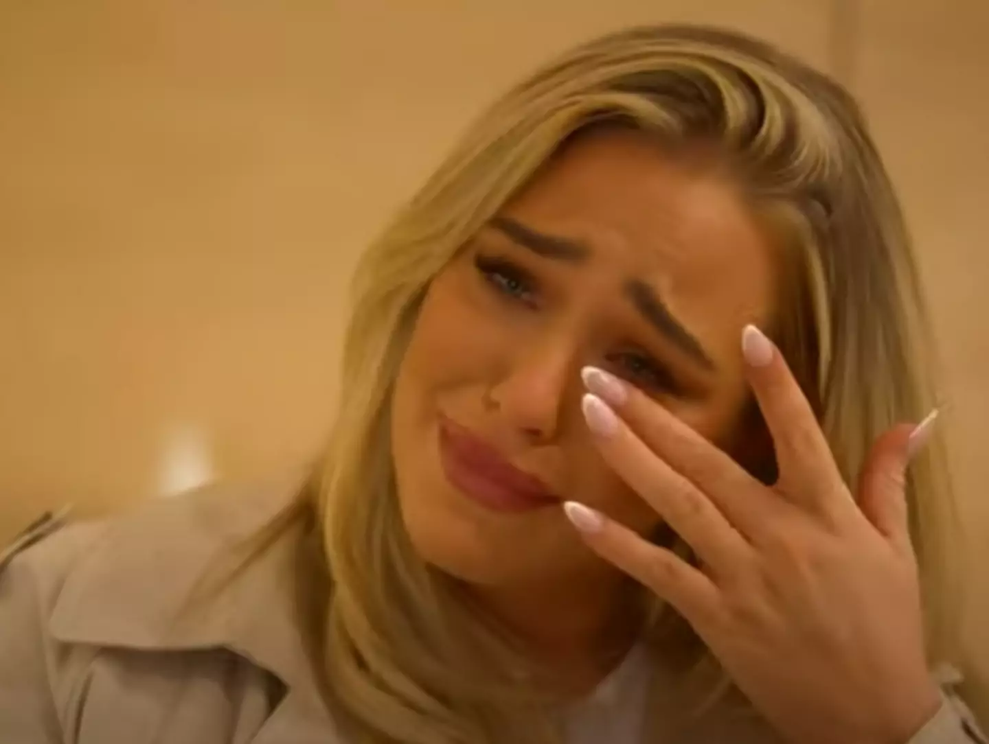 Taylor Ward was left in tears over the bombshell.