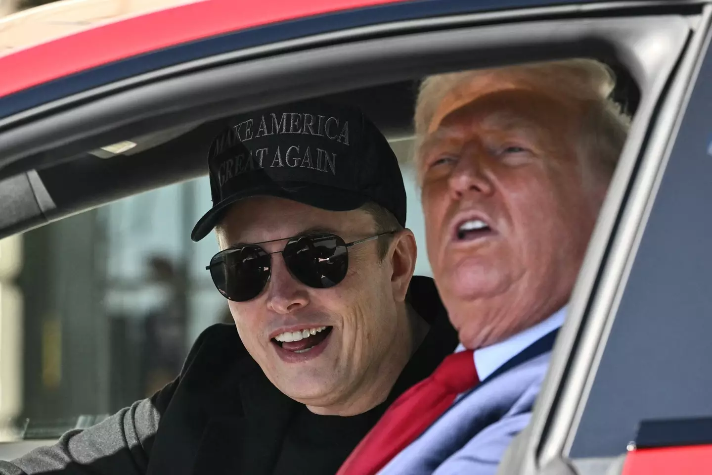 President Trump hired Tesla boss Elon Musk as one of his DOGE co-leads (MANDEL NGAN/AFP via Getty Images)