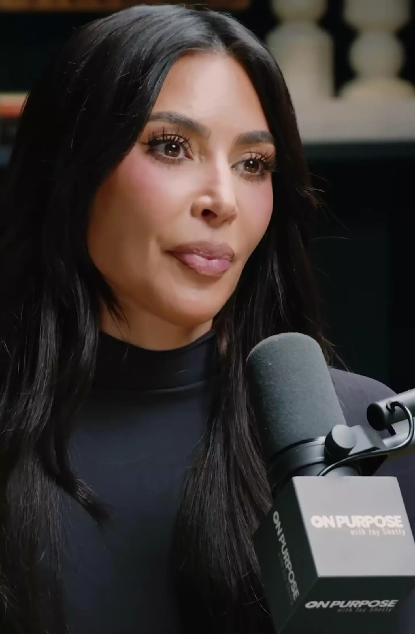 Kim Kardashian gets deep with Jay Shetty.