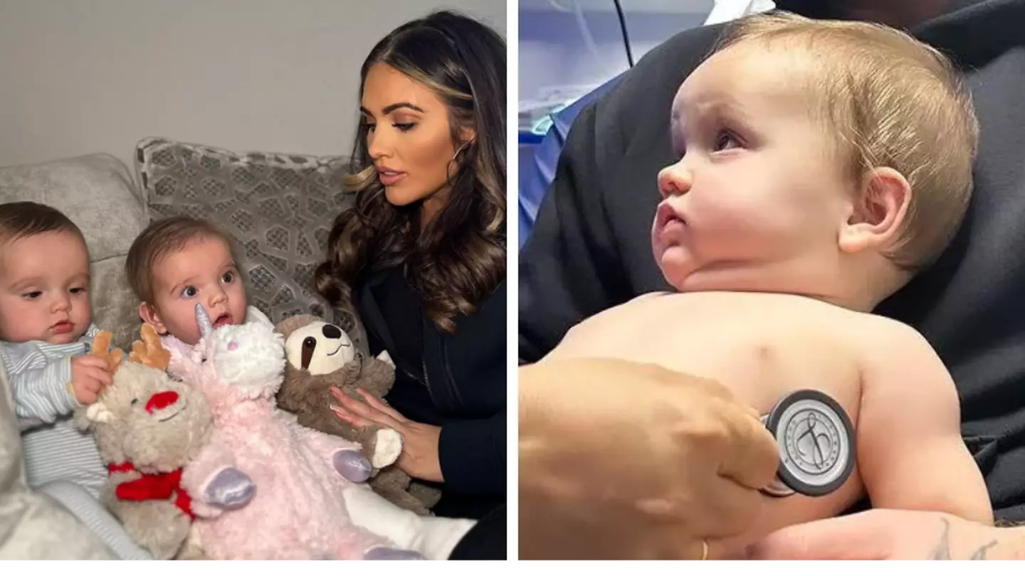 Amy Childs forced to rush baby son Billy to hospital on Christmas Day