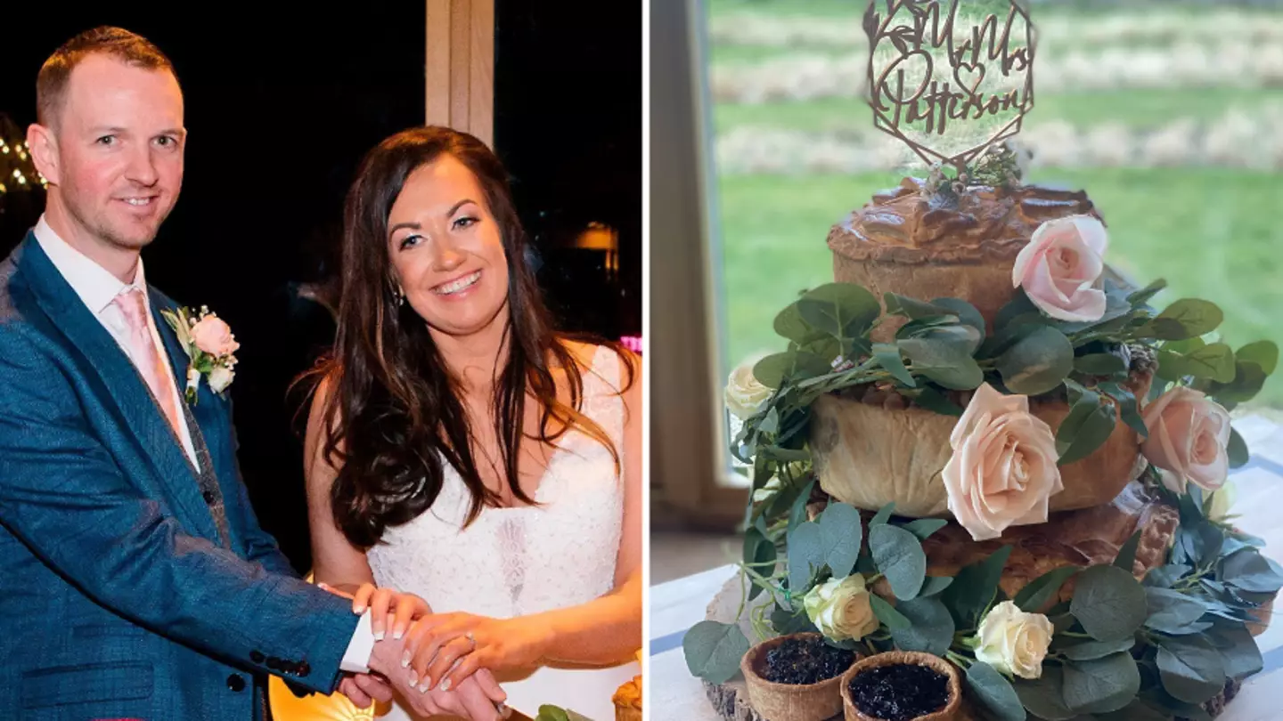 Couple Shock Wedding Guests With 'Meaty' Wedding Cake
