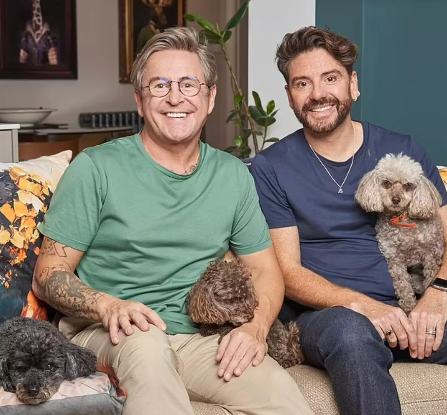 Gogglebox's Stephen and Daniel announced their divorce at the weekend. (Channel 4)