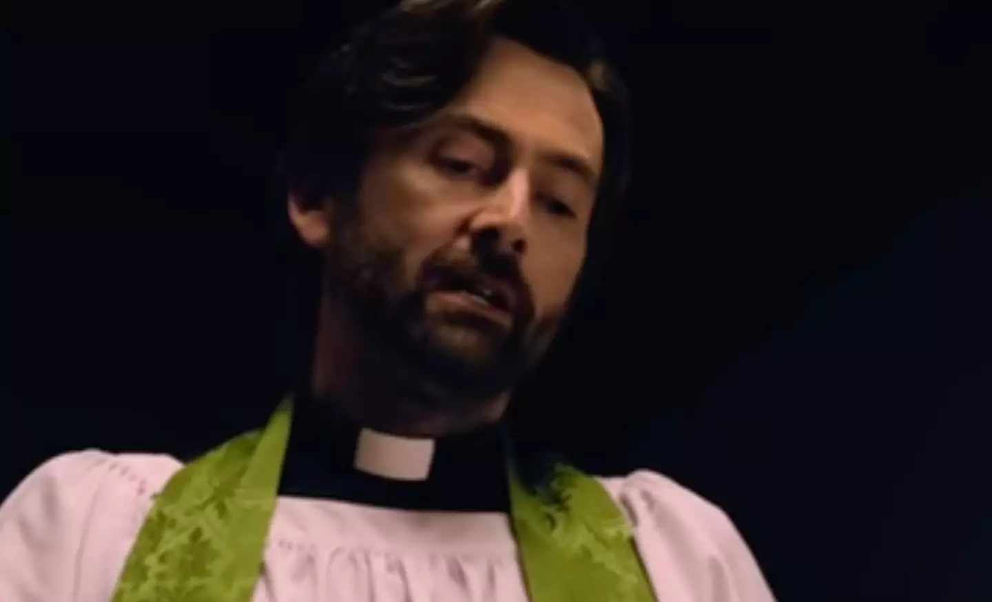 David Tennant stars as a priest.