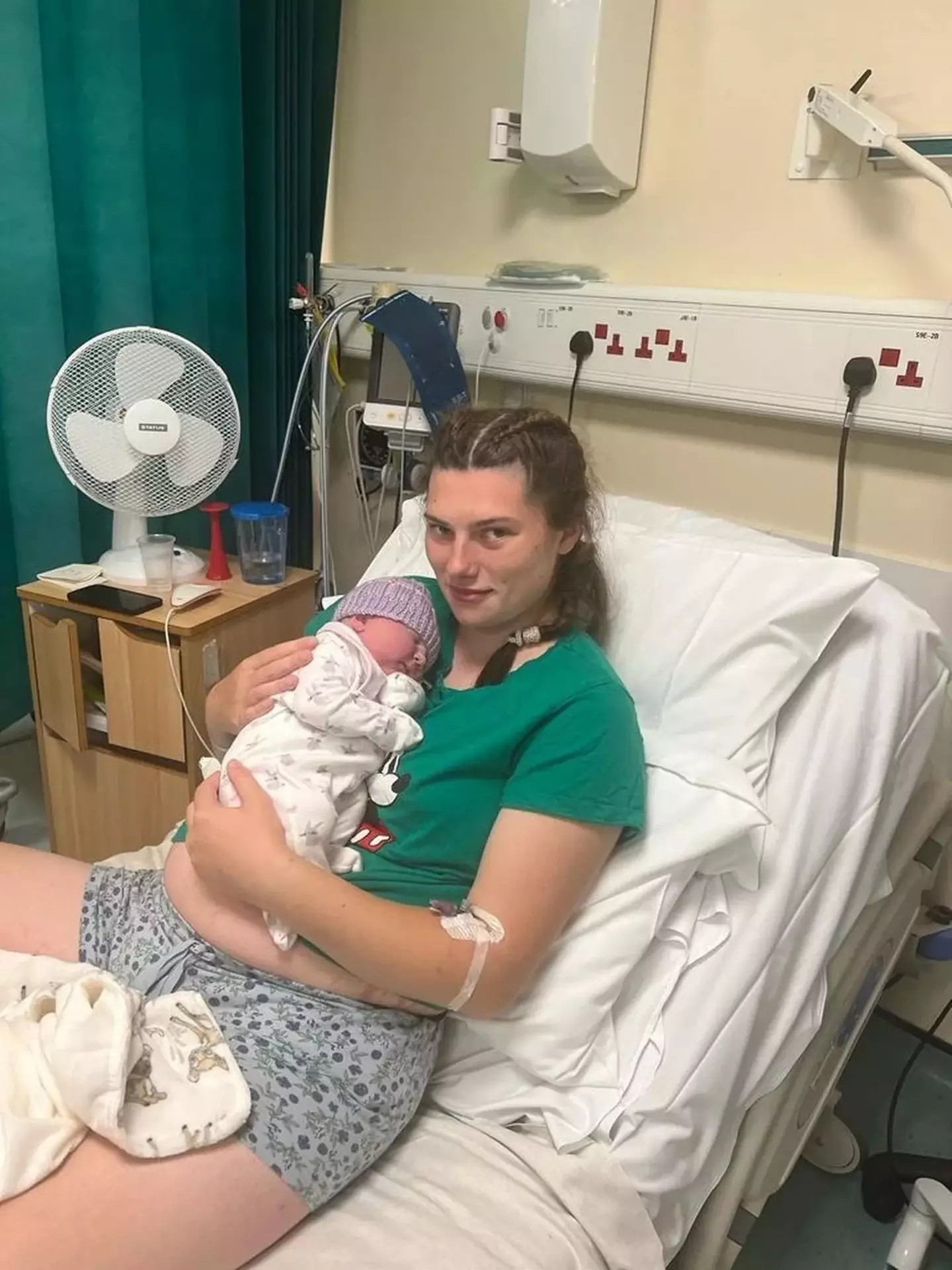 Caitlin and daughter Poppy.