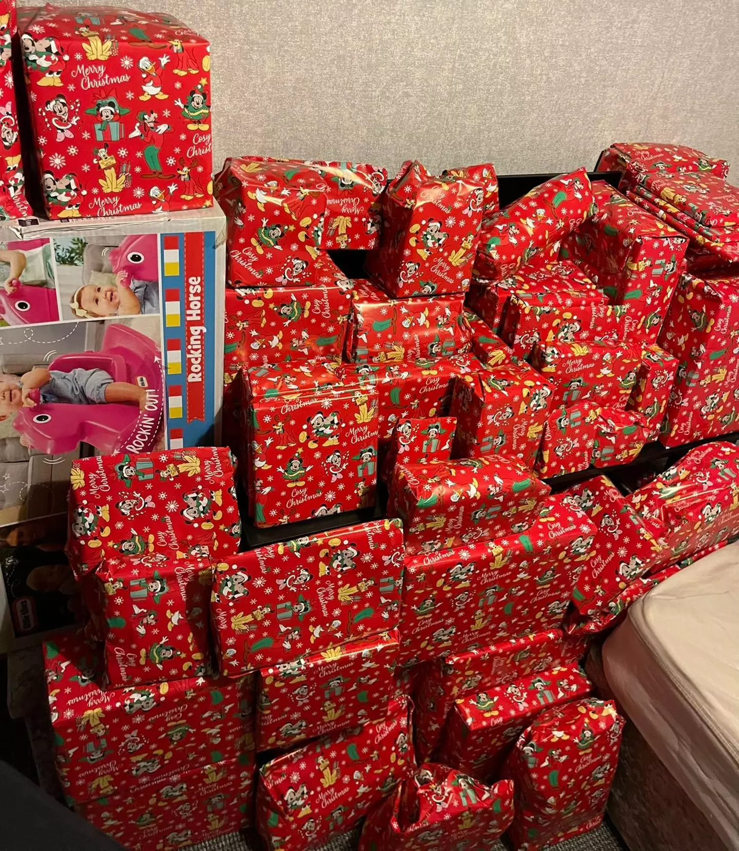 Sarah spent over £1,000 on presents for Alaya.