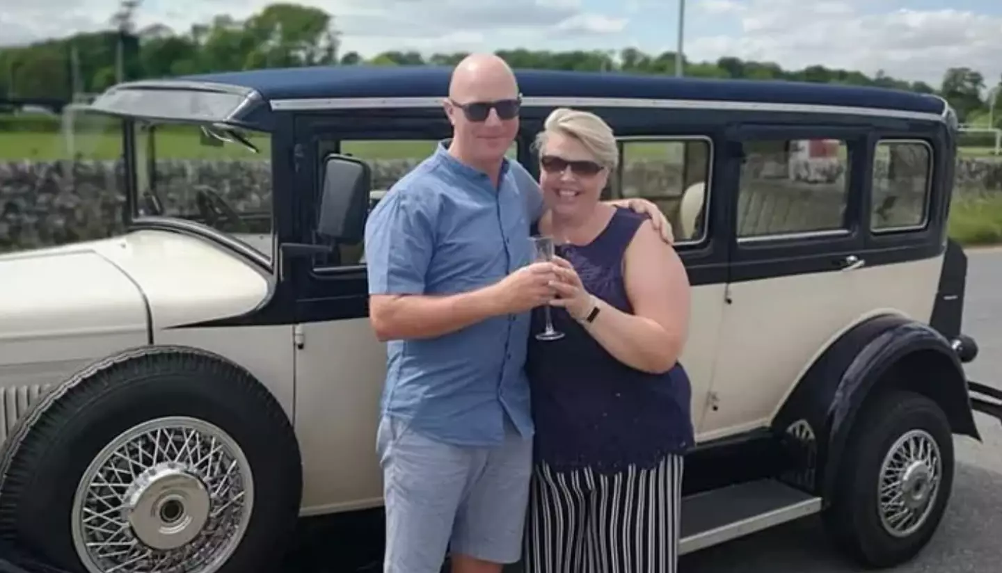 Angela and Kevin were set to wed in September.