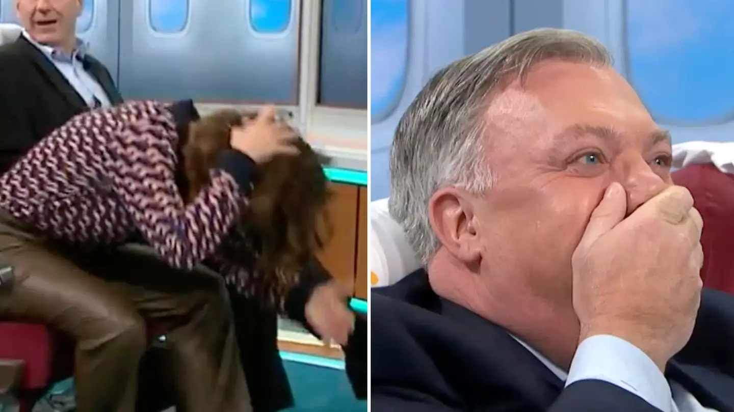 GMB viewers stunned after Ed Balls kicked Susanna Reid in the head live on air