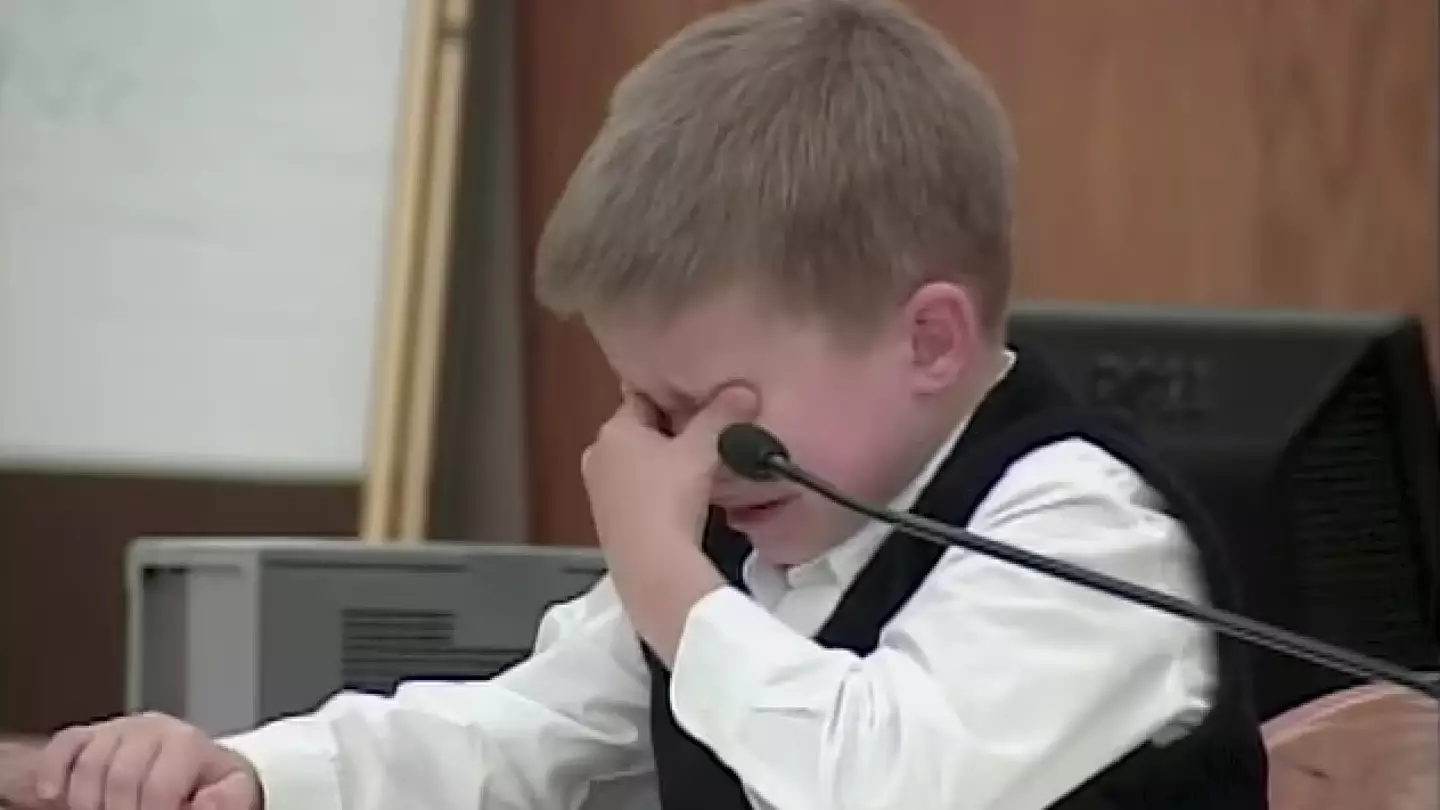 Heart-wrenching moment 7-year-old boy who testified against his own mum saw her for the first time in six months during murder trial