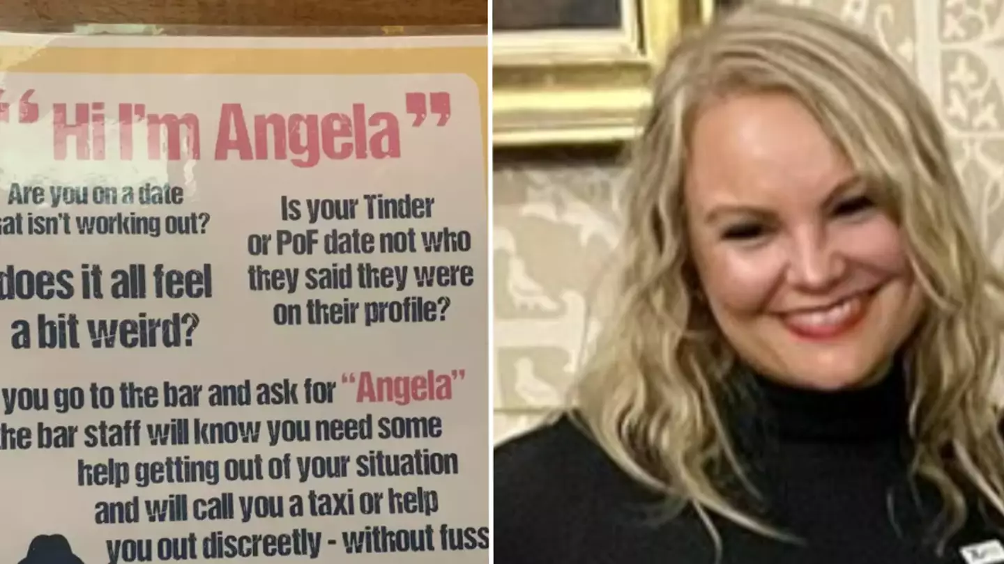 ‘Ask for Angela’ sign you see in most pubs has extremely touching meaning behind its name