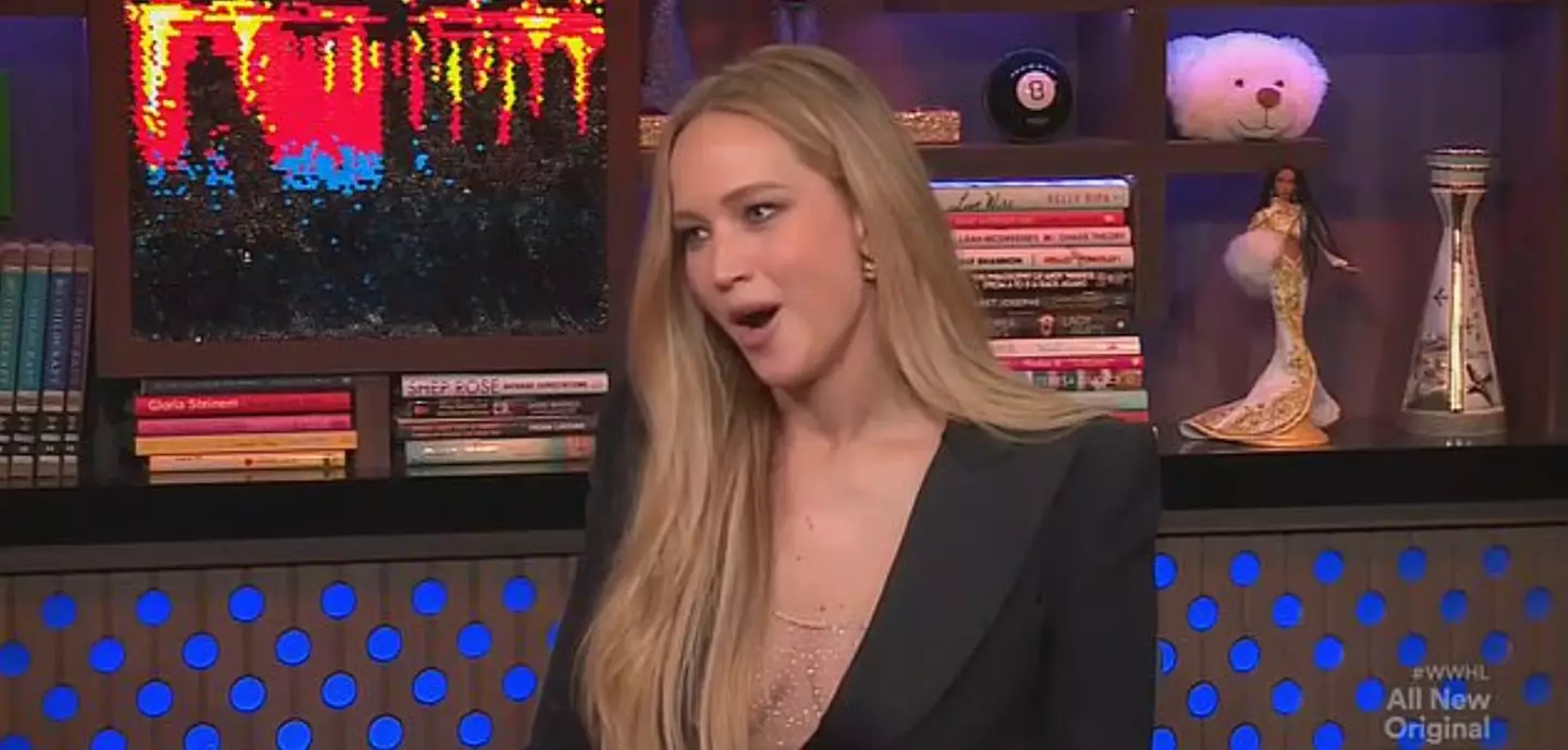 Jennifer Lawrence slammed the rumour during a game of 'Plead the Fifth' with Andy Cohen.